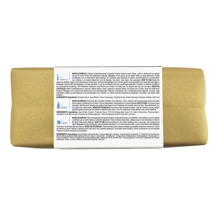 

Крем для лица Ácido Hialurónico Ritual Hidratación, Volumen y Elasticidad Babaria, Set 3 productos + Neceser