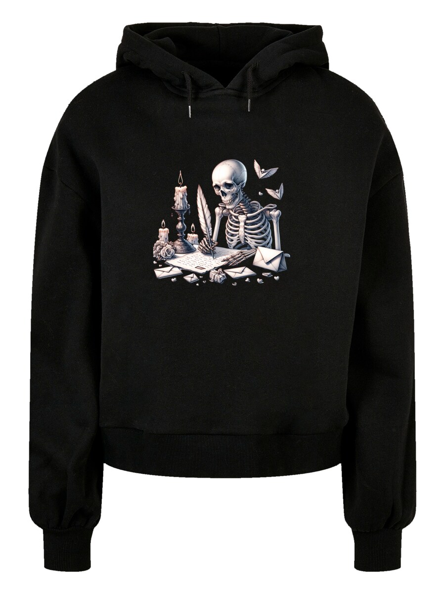 

Толстовка F4NT4STIC Skelett Liebesbrief Valentinstag, Black