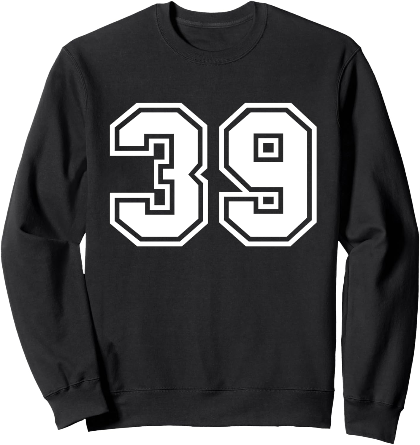 

Спортивная толстовка с номером 39, подарочный вариант Team Jersey Number Company, черный