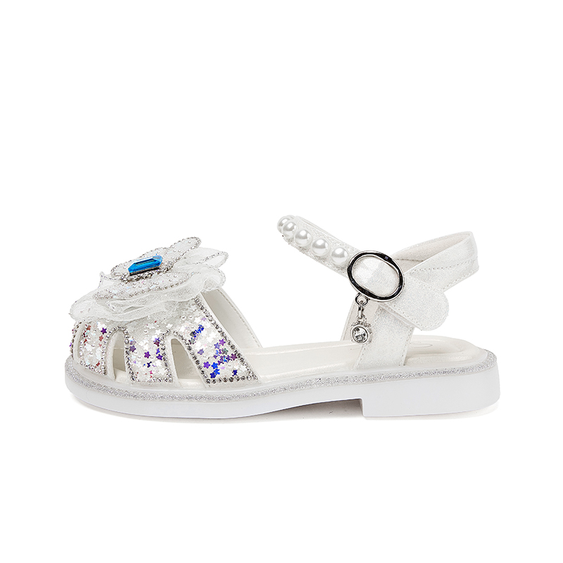 

Коллекция мерцающих туфель Детские сандалии для дошкольников Snoffy, белый