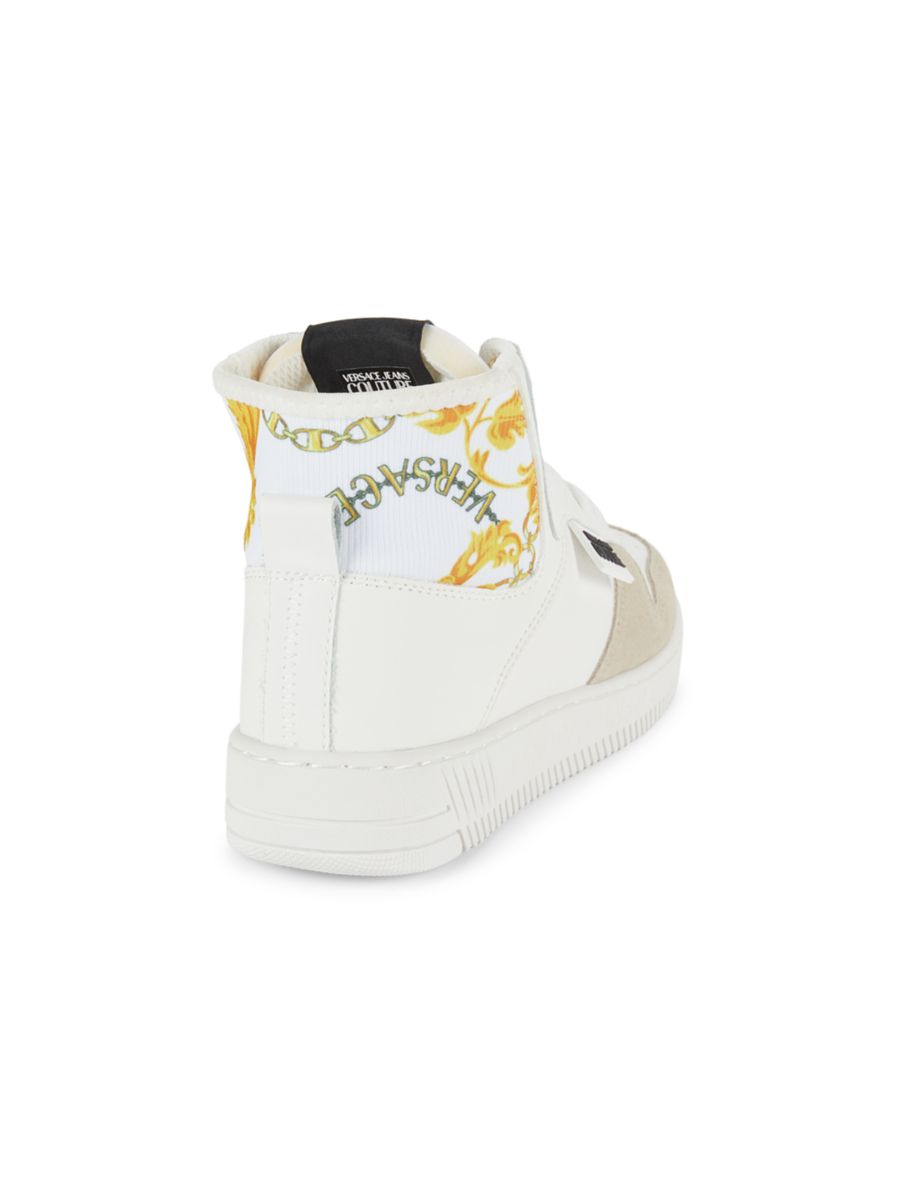 Высокие кеды Meyssa Baroque Logo Court Versace Jeans Couture, белый — фото 3
