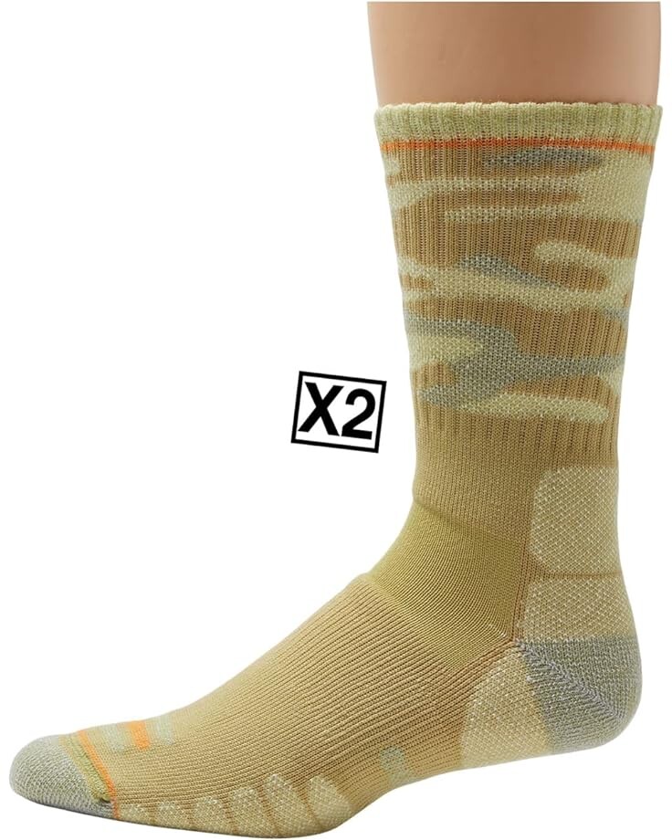 

Носки Eurosock Camo Trek Crew Medium Weight 2-Pack, хаки