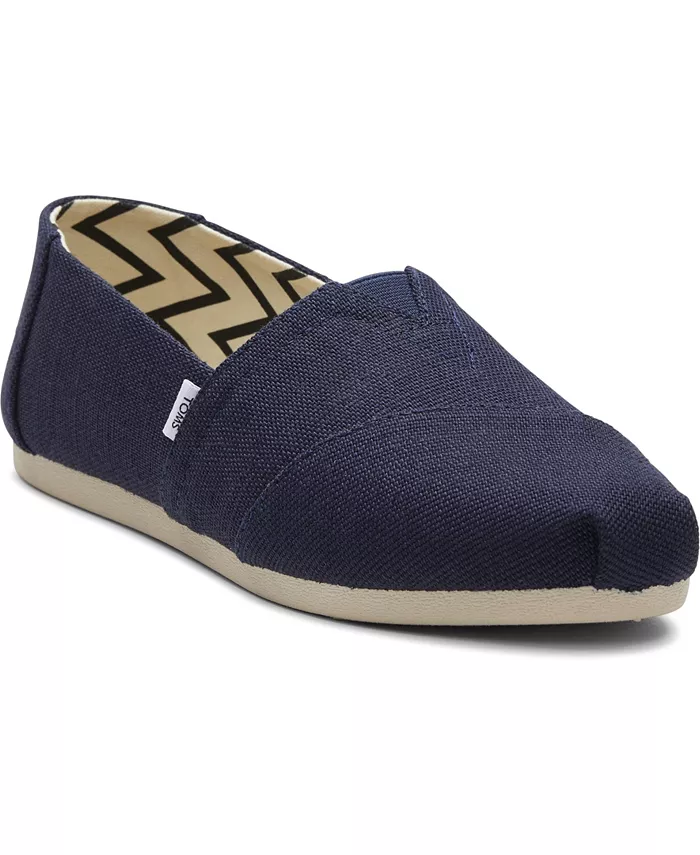 Женские эспадрильи Classic Heritage Canvas Slip-On TOMS, синий