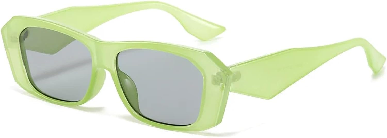 

Солнцезащитные очки с защитой от УФ-излучения UV400 для женщин и мужчин | Зелёные с розовым оттенком | для занятий спортом на открытом воздухе DSVIGF, Green Light Gray