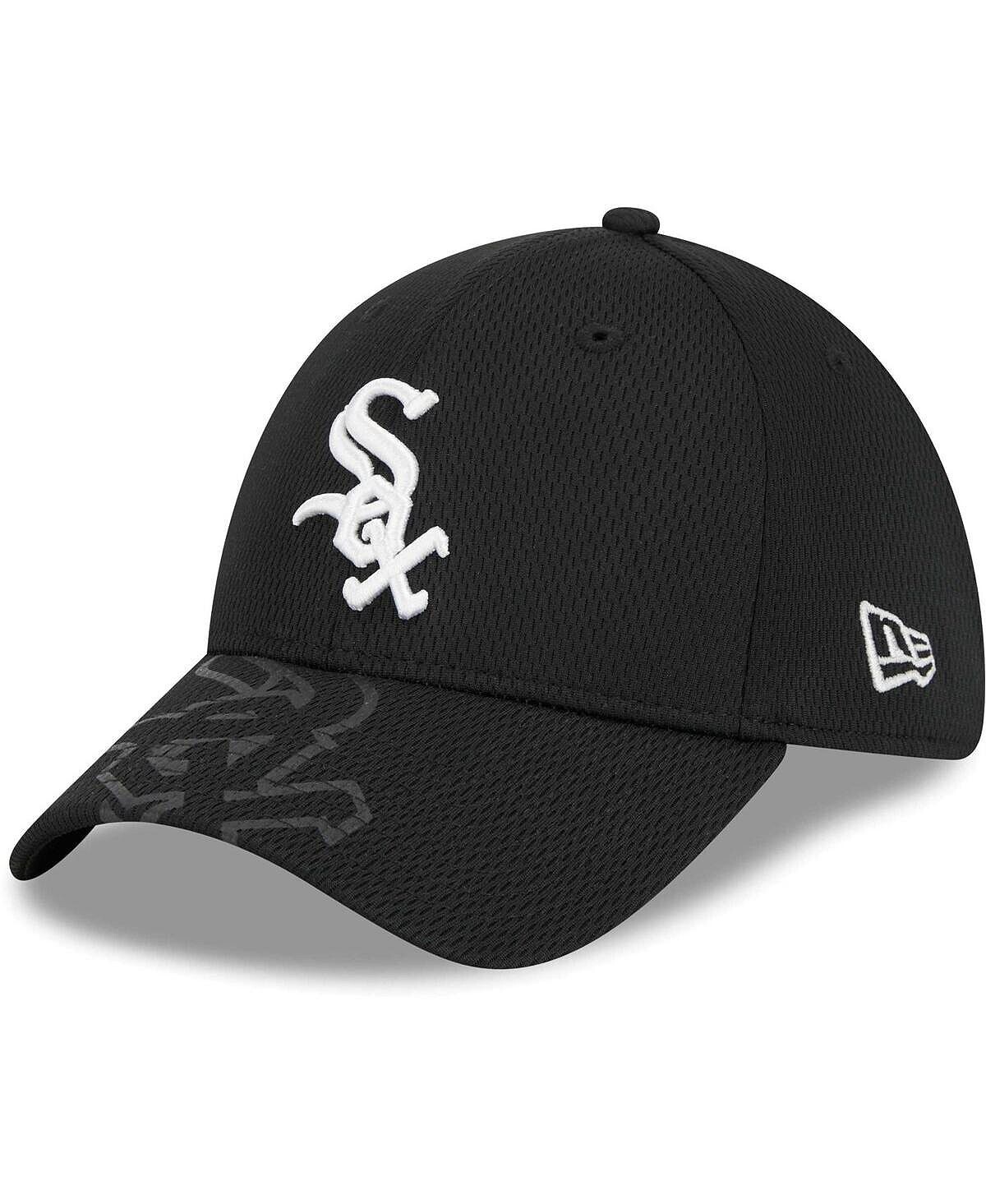 

Мужская черная кепка Chicago White Sox с козырьком 39THIRTY Flex Hat New Era