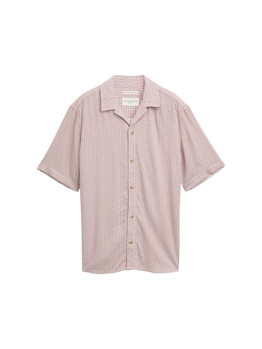 

Рубашка на пуговицах Comfort fit TOM TAILOR, Cream/Dark beige