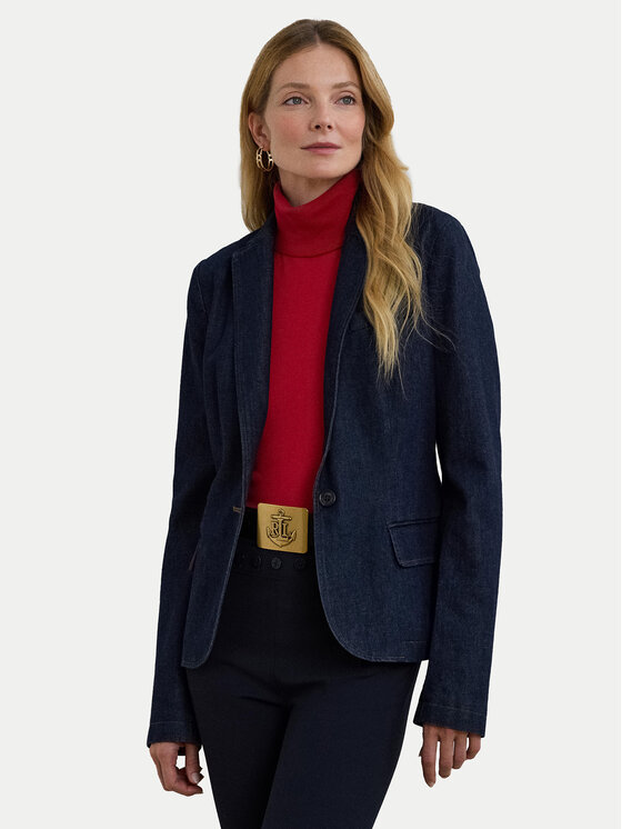 

Куртка прямого кроя 200957636001 Lauren Ralph Lauren, синий