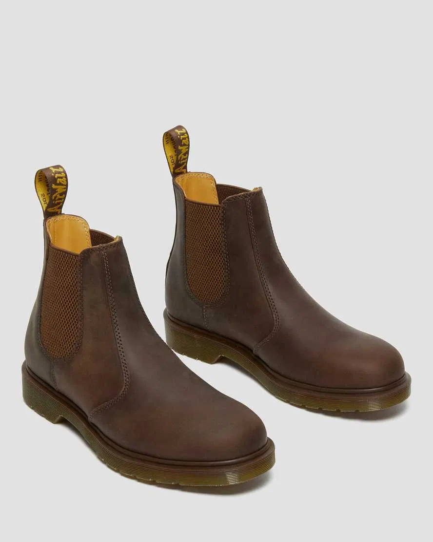 2976 Кожаные ботинки Челси Crazy Horse Dr Martens, коричневый — фото 4