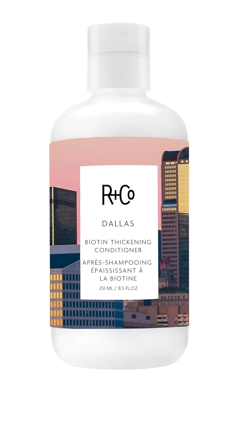 Кондиционер для утолщения волос R+Co DALLAS с биотином - придающий объем и питающий кондиционер для более густых и сильных волос. 251 мл (1 шт.)