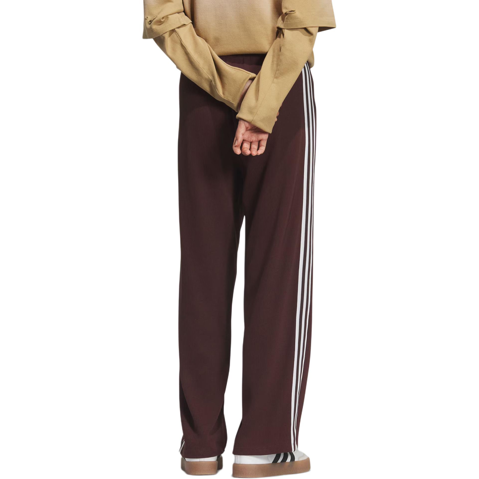 FW25 W KNIT вязаные спортивные штаны женские Adidas Originals, темно-коричневый — фото 4
