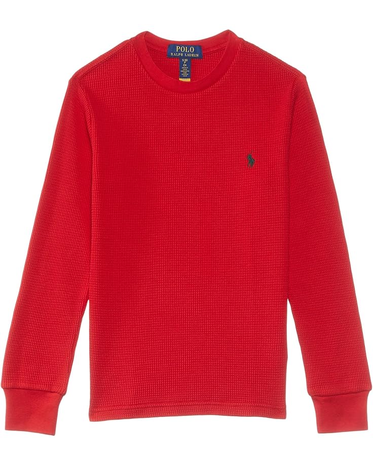 

Лонгслив Polo Ralph Lauren Kids Waffle-Knit Cotton Long Sleeve Tee, цвет RL 2000 Red