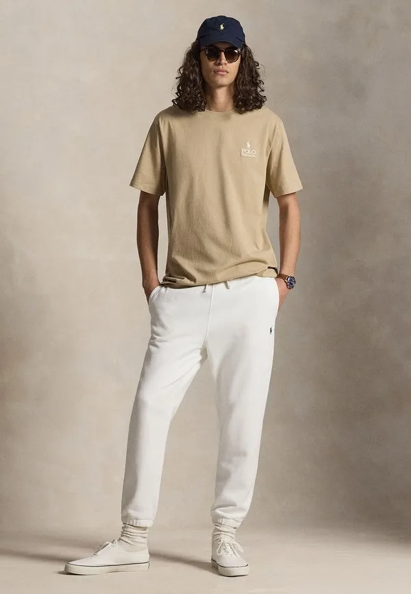 Футболка с логотипом, базовая футболка Polo Ralph Lauren Big & Tall, Vintage Khaki — фото 2