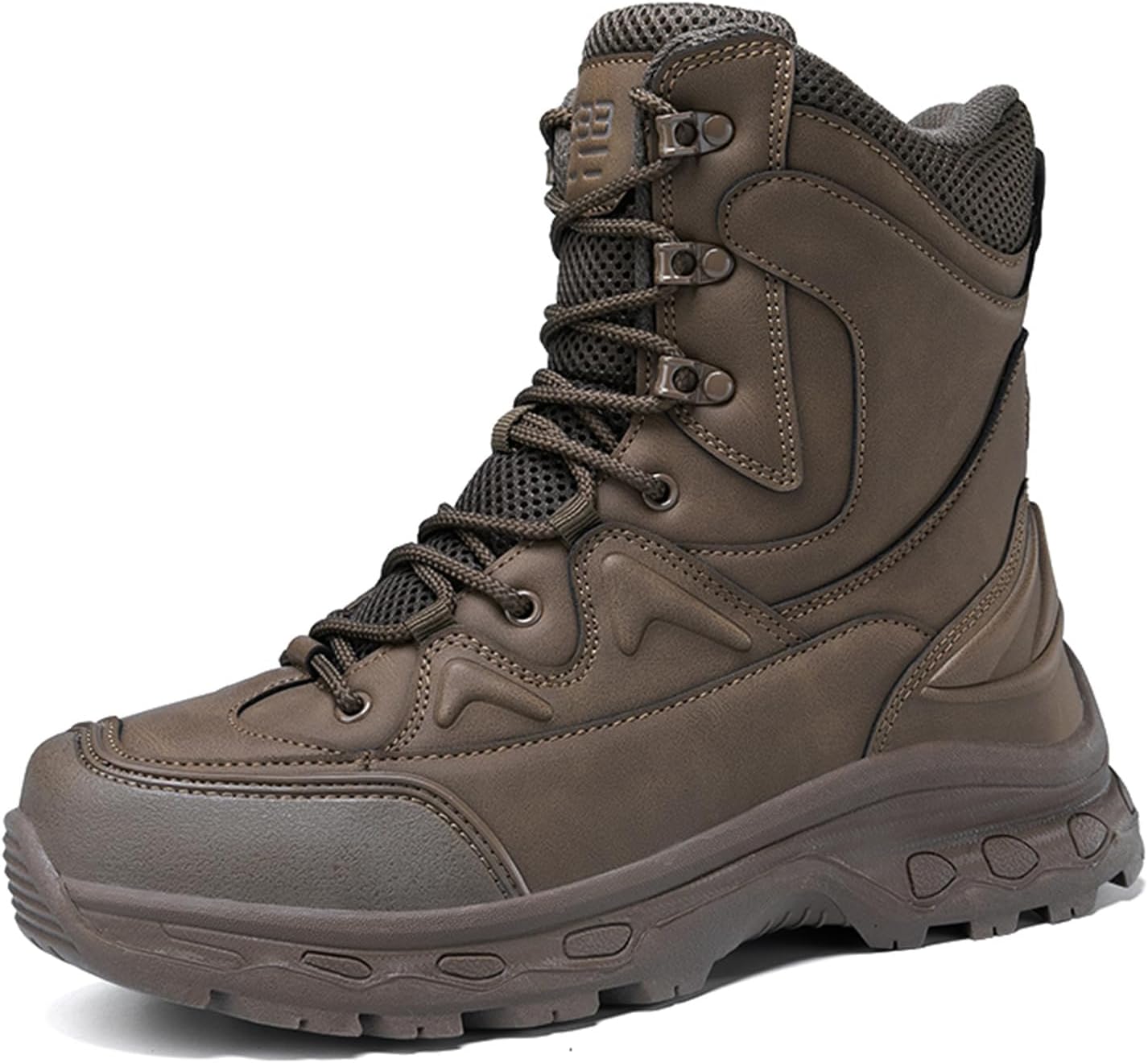 

Мужские легкие тактические военные ботинки для работы и боевых действий, мотоциклетные, 18 см, армейские, для пустыни и джунглей, туристические ботинки Qklmwes, бежевый