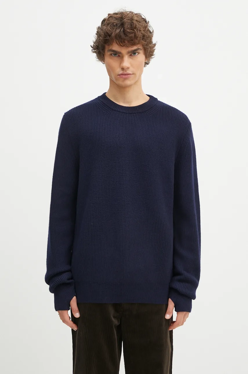 

Свитер Henning Merino Crew из шерсти Norse Projects, темно-синий