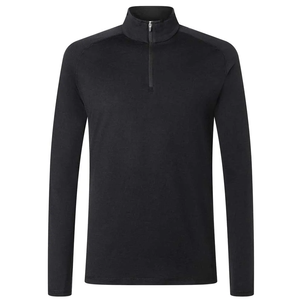 

Футболка Super.natural Arctic230 half zip long sleeve, черный