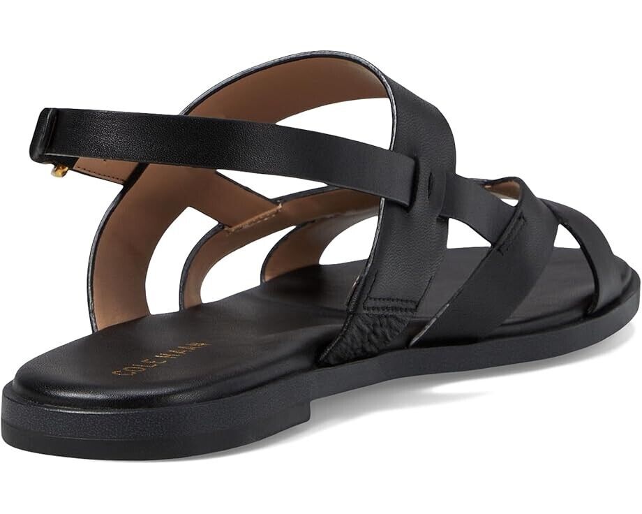 Cole Haan Fawn W30284 Slingback Women's 9 Black Leather Slip On Sandal FZP187 (Black,9) — фото 3