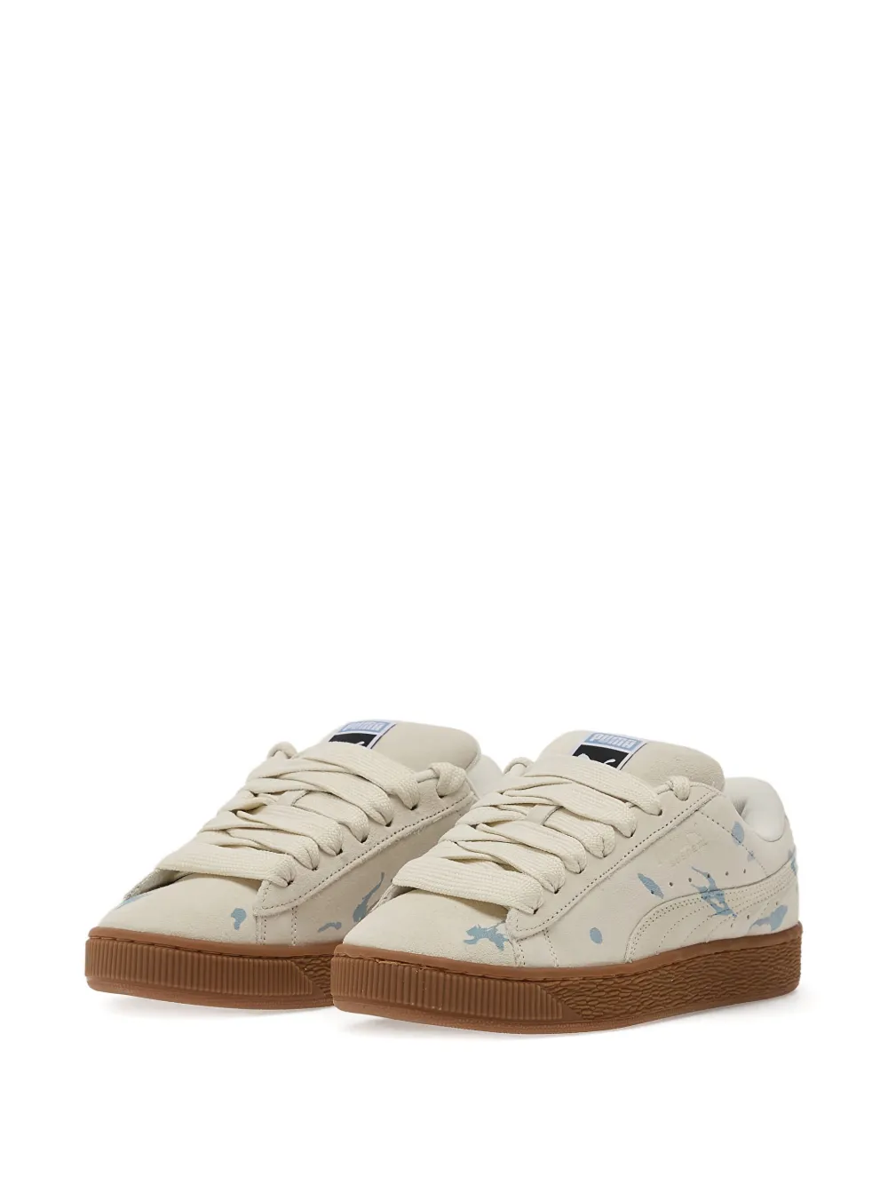 Кеды Suede XL с эффектом разбрызганной краски Puma, нейтральный — фото 2