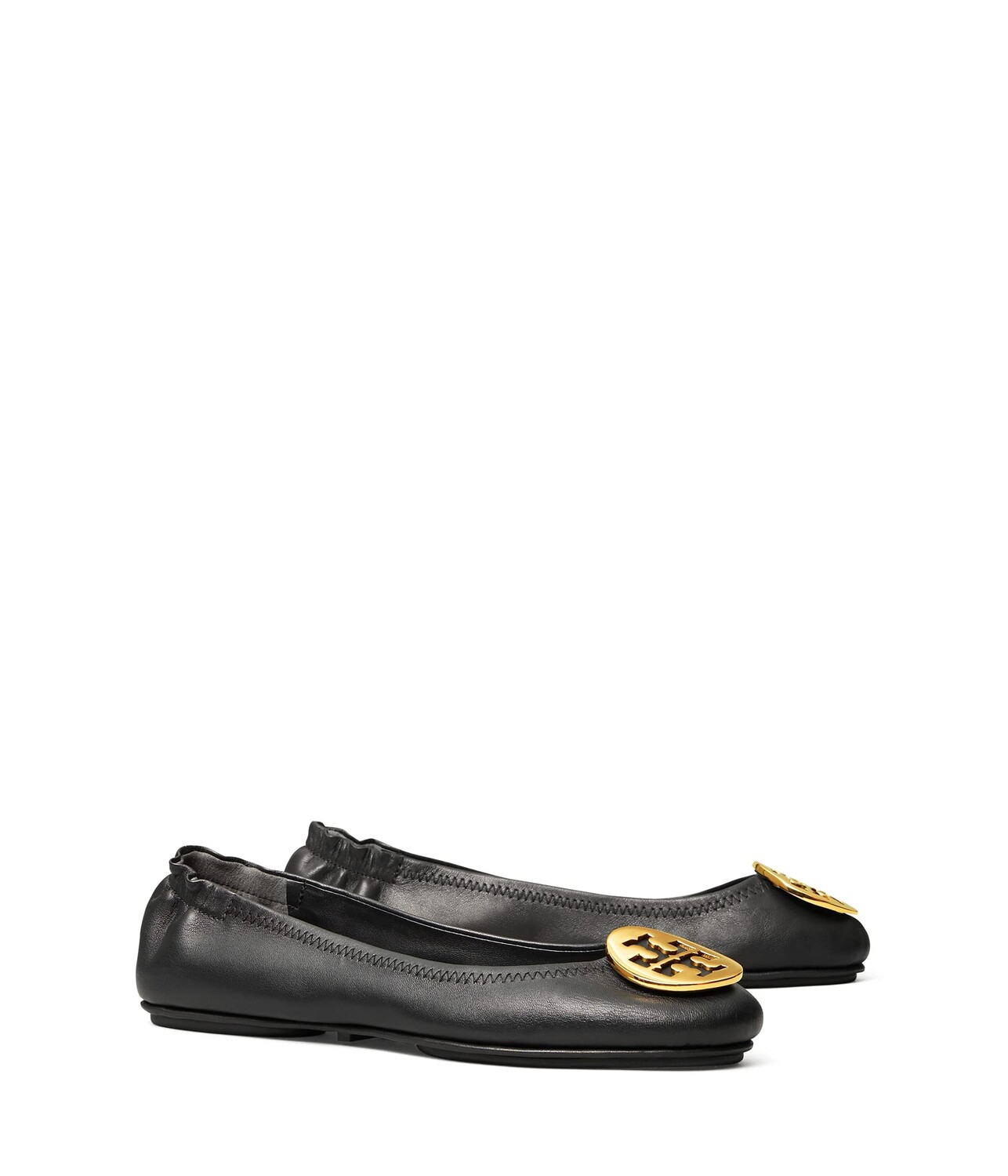 Обувь на низком каблуке Tory Burch Minnie Travel Ballet w/ Metal Logo — фото 2