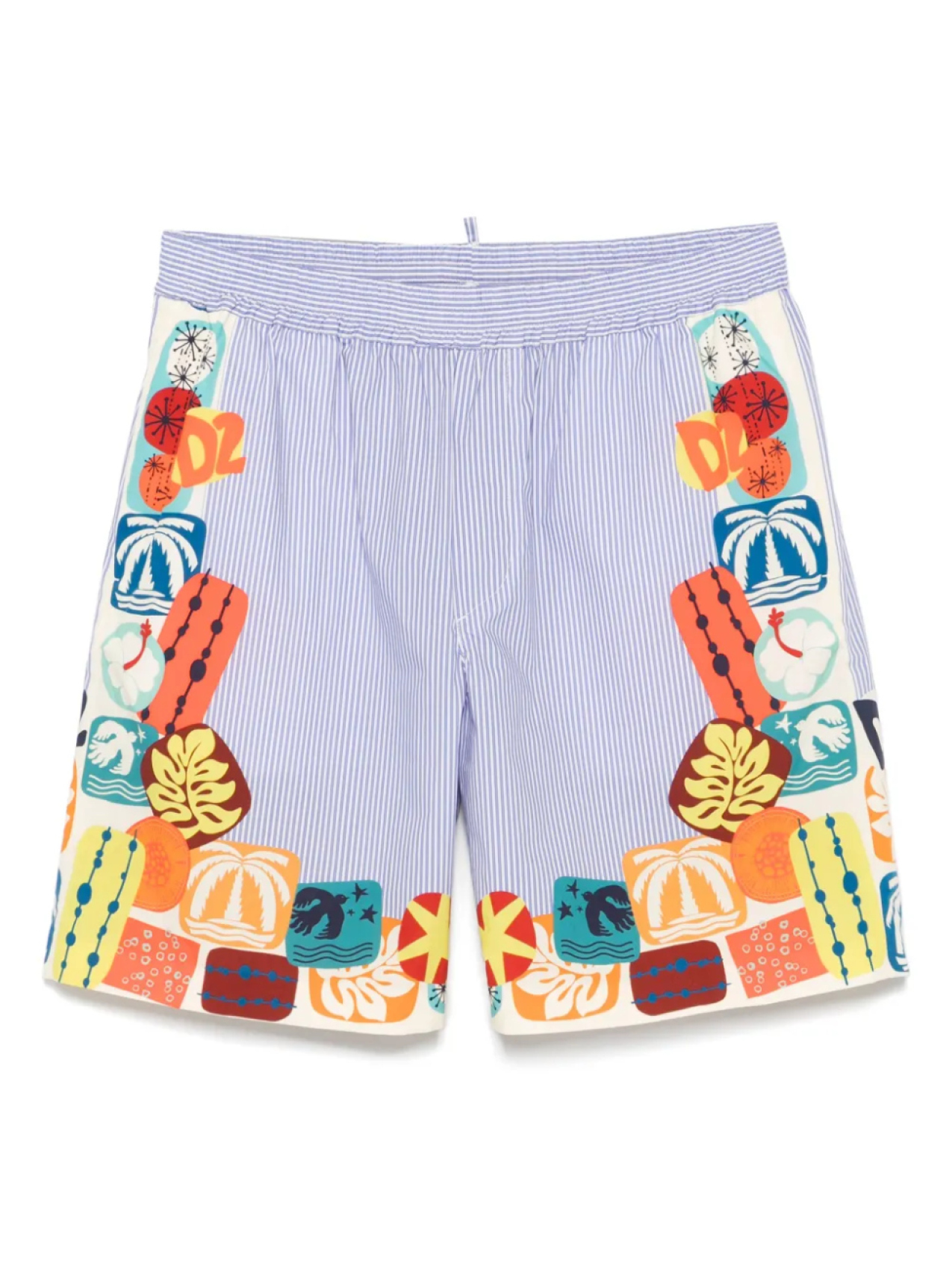 

Шорты DSQUARED2 с эластичным поясом, синий