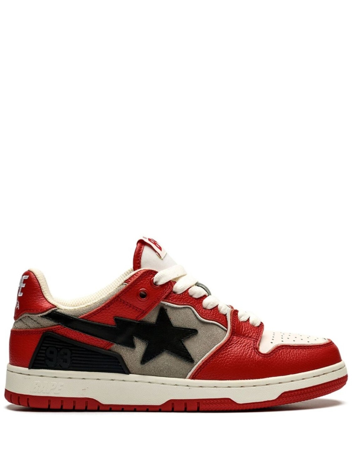

A BATHING APE кроссовки Sk8 Sta #1 L Red, красный