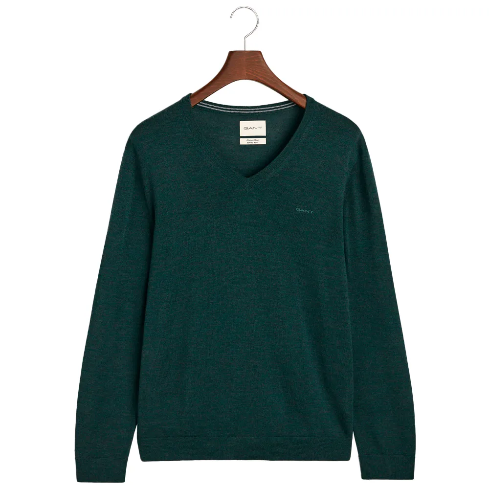 

Свитер Gant 8050209 v neck, зеленый