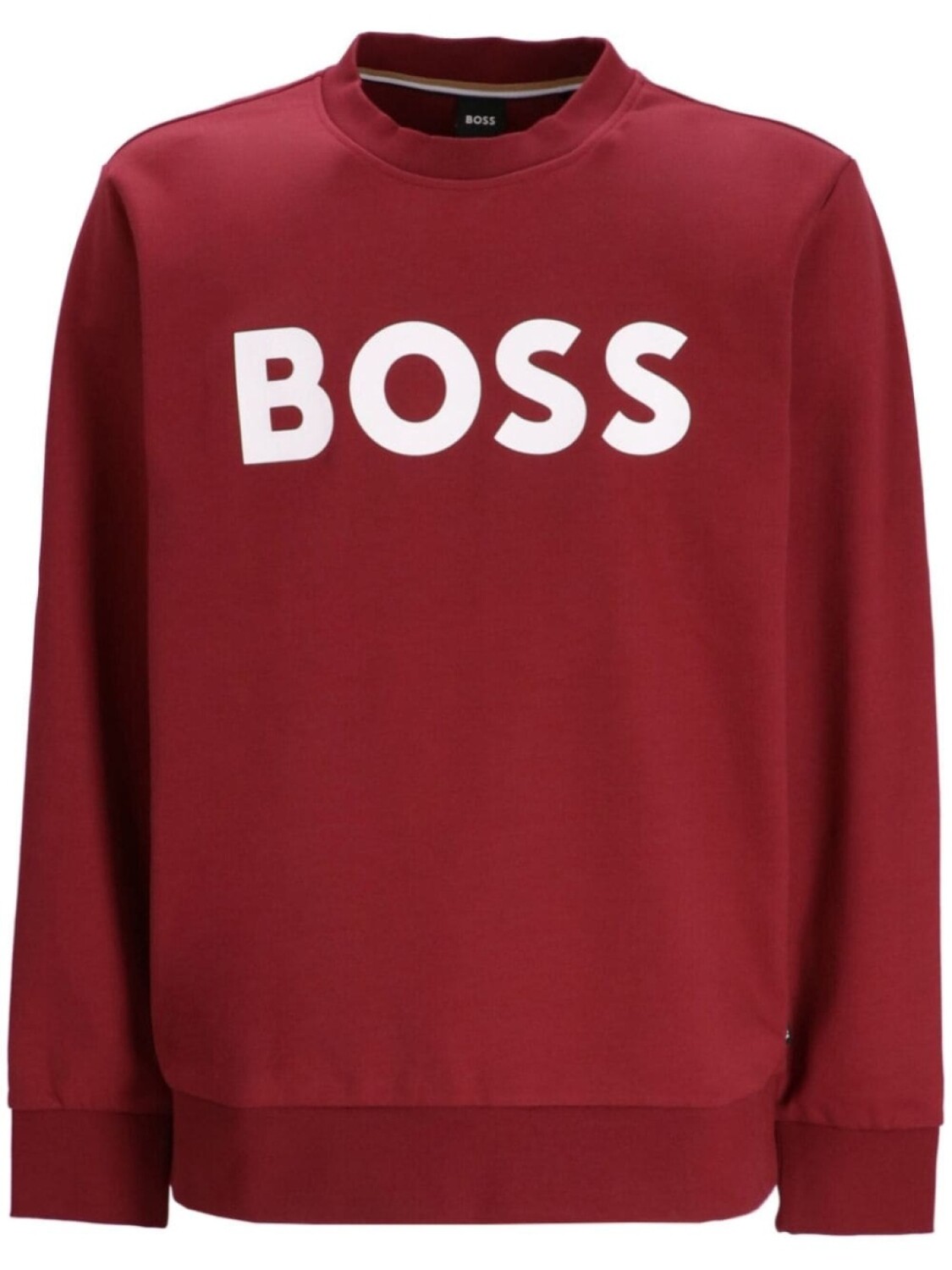 

BOSS толстовка из хлопка с принтом, красный