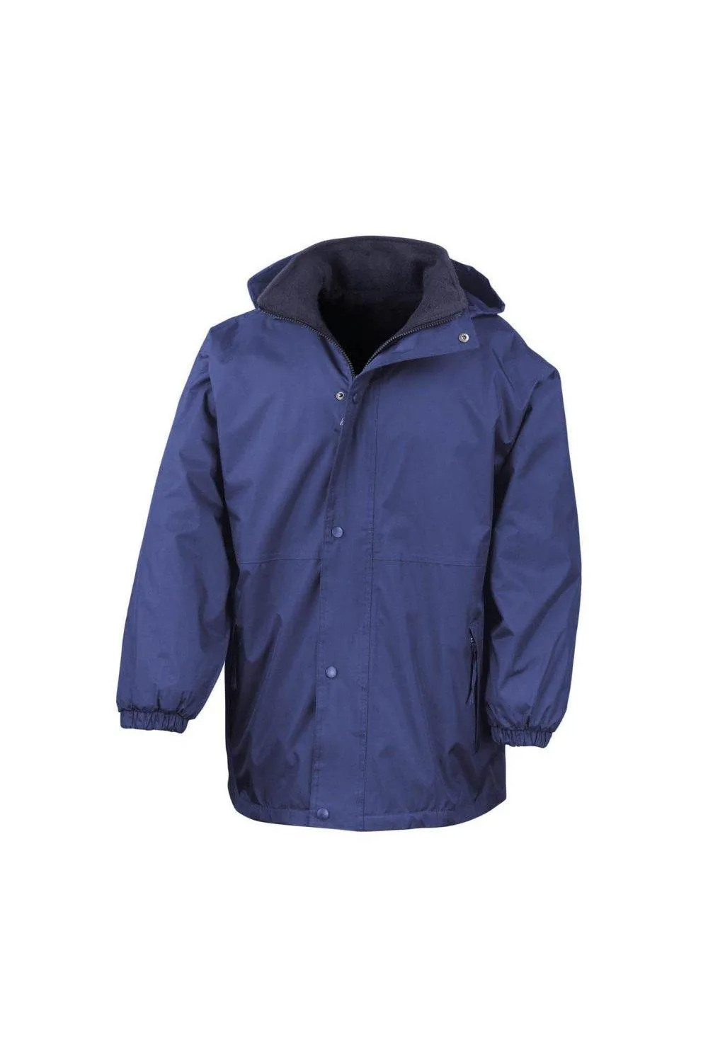 

Двусторонняя водонепроницаемая ветрозащитная флисовая куртка StormDri 4000 с защитой от скатывания Result, темно-синий