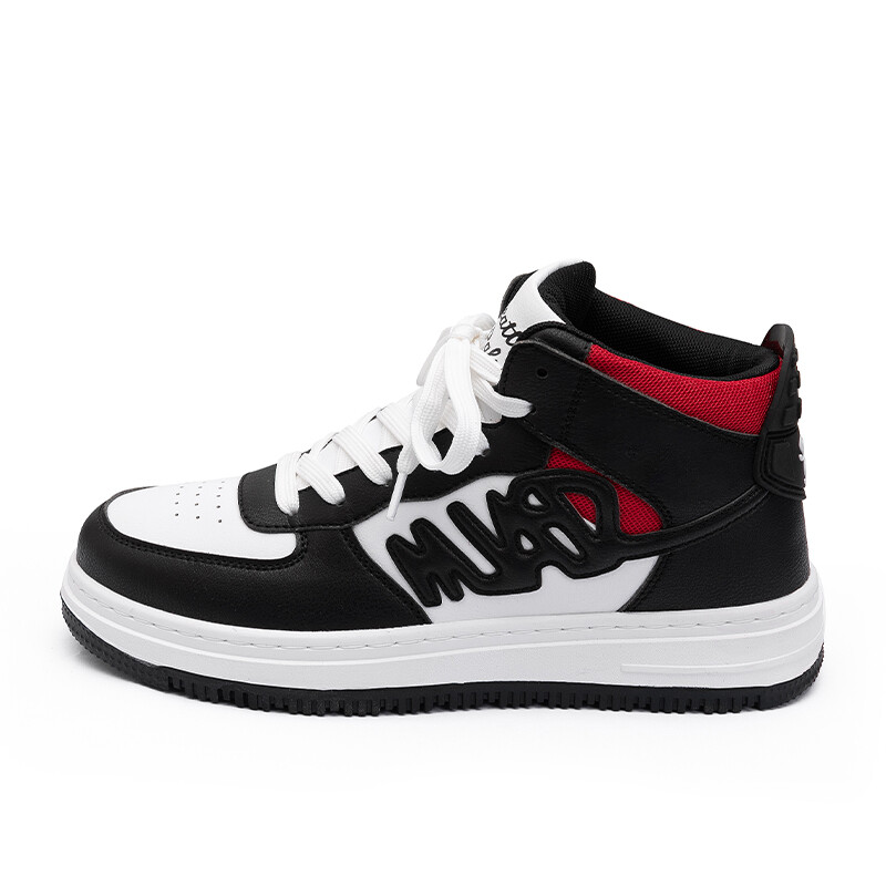 

Кроссовки Seattle Palm Skateboarding Shoes Unisex High-top White/Black, белый/черный