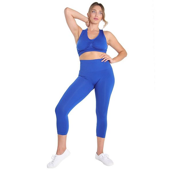 

Спортивный бра с бесшовной поддержкой и рейсербек Memoi