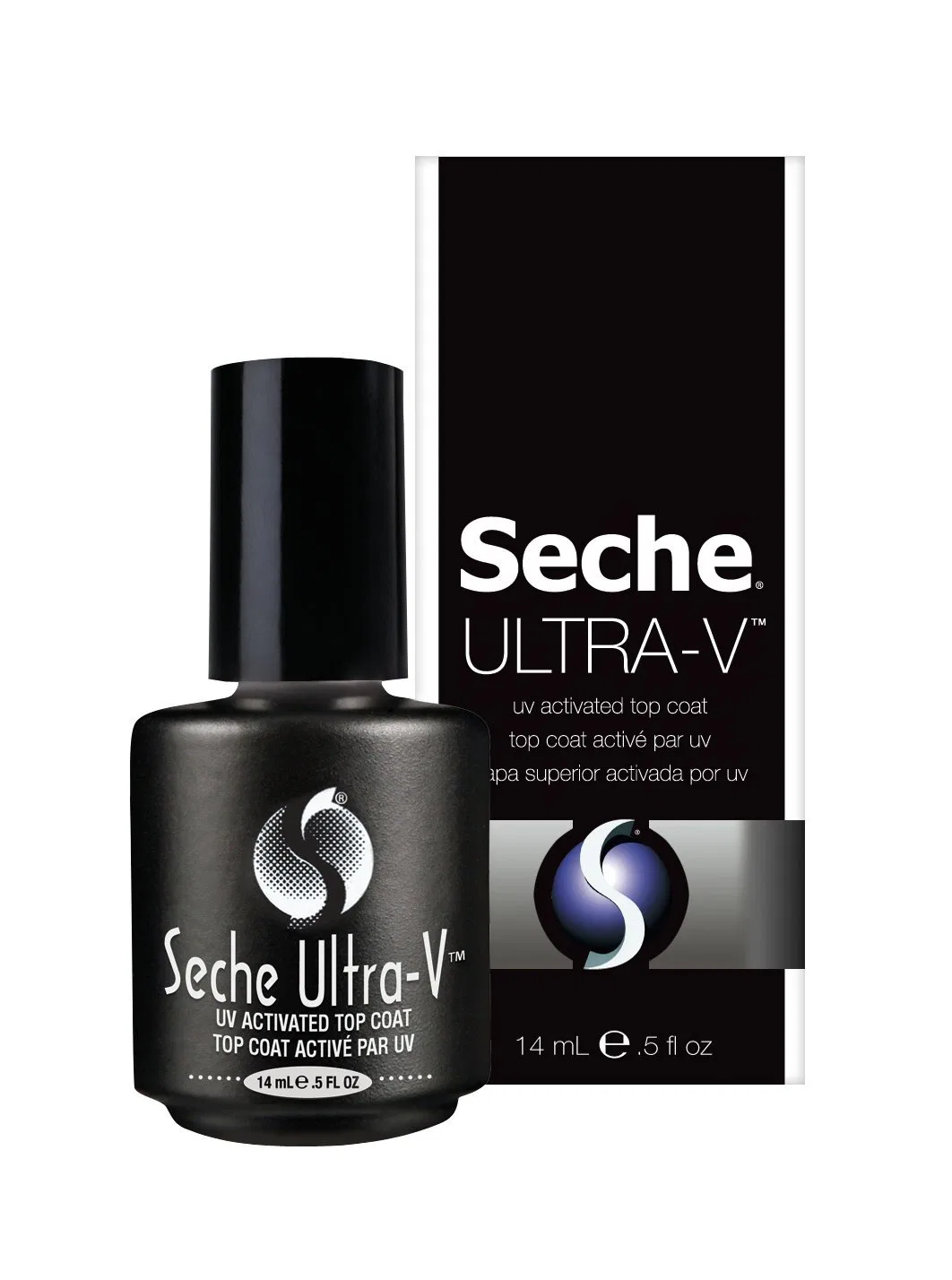 Верхнее покрытие для ногтей Seche Top Coat Ultra-V, 14 мл Seche