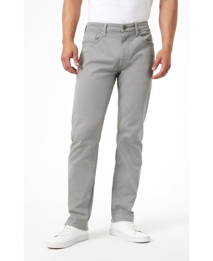 

Мужские брюки Mavi Zach прямого кроя из ткани Stormy Casual Twill Mavi Jeans, Stormy grey