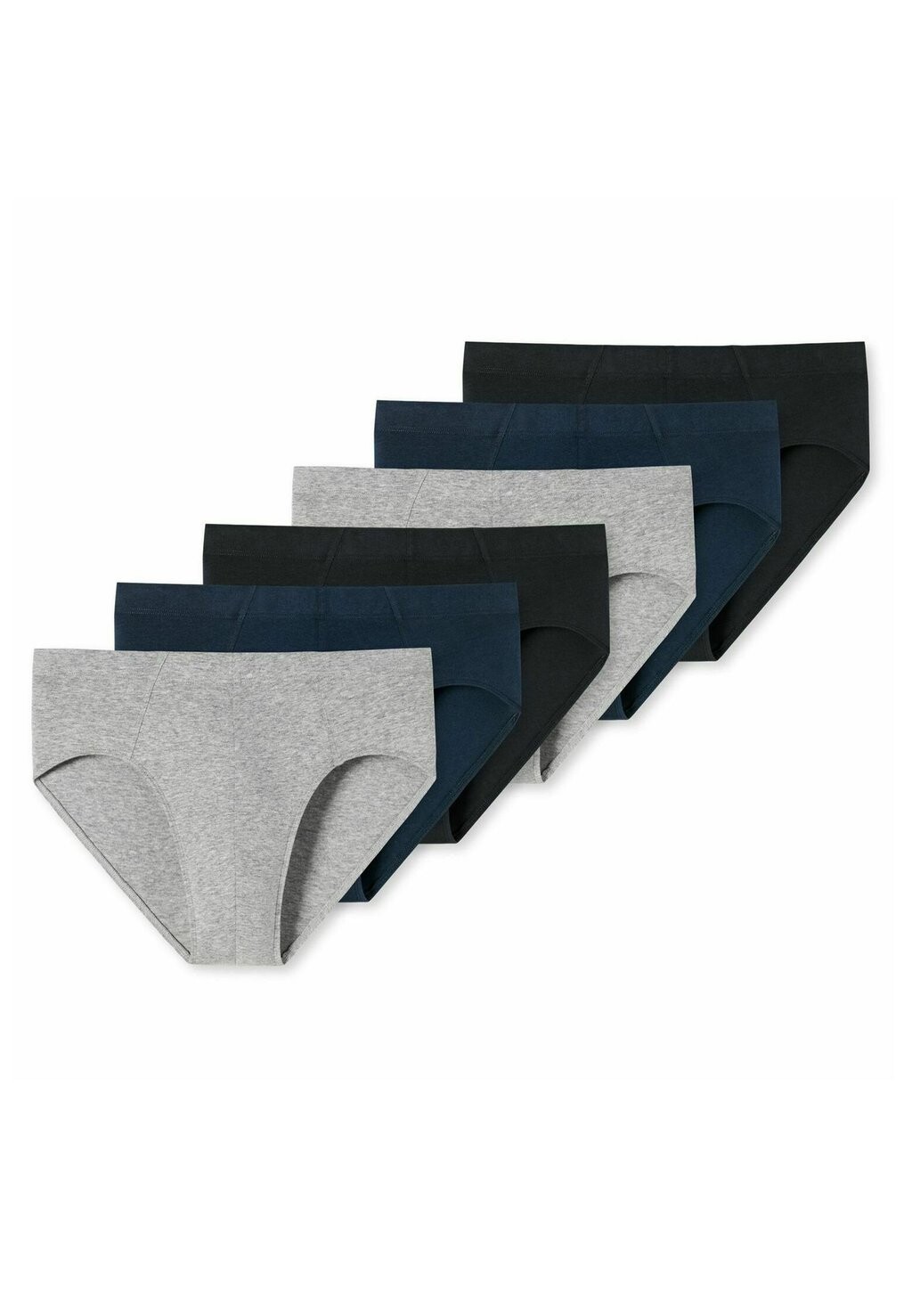 

Трусы 6 PACK Schiesser, цвет Mottled Black