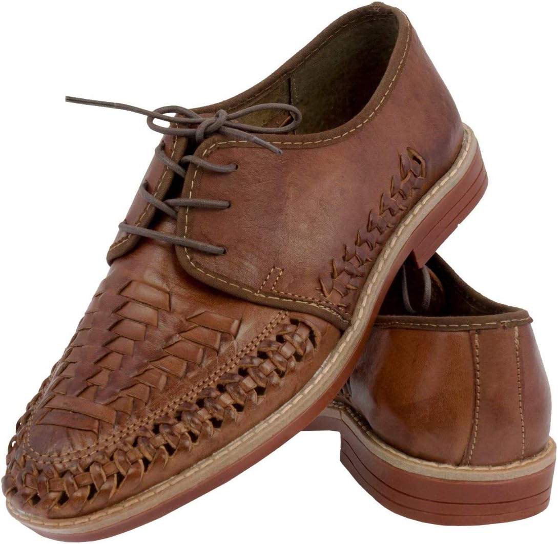 Ковбойские профессиональные мужские сандалии Chedron, настоящие мексиканские кожаные с закрытым носком и шнуровкой Cowboy Professional — фото 2