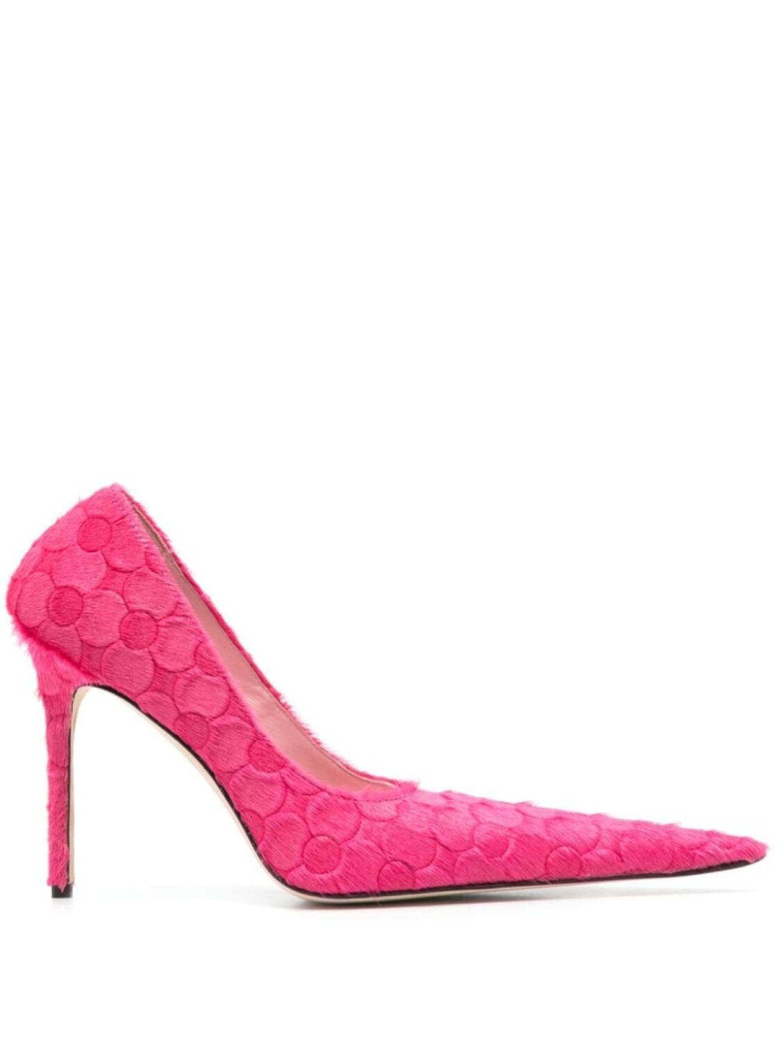 Туфли Martine Rose 105 мм с удлиненным носком, розовый