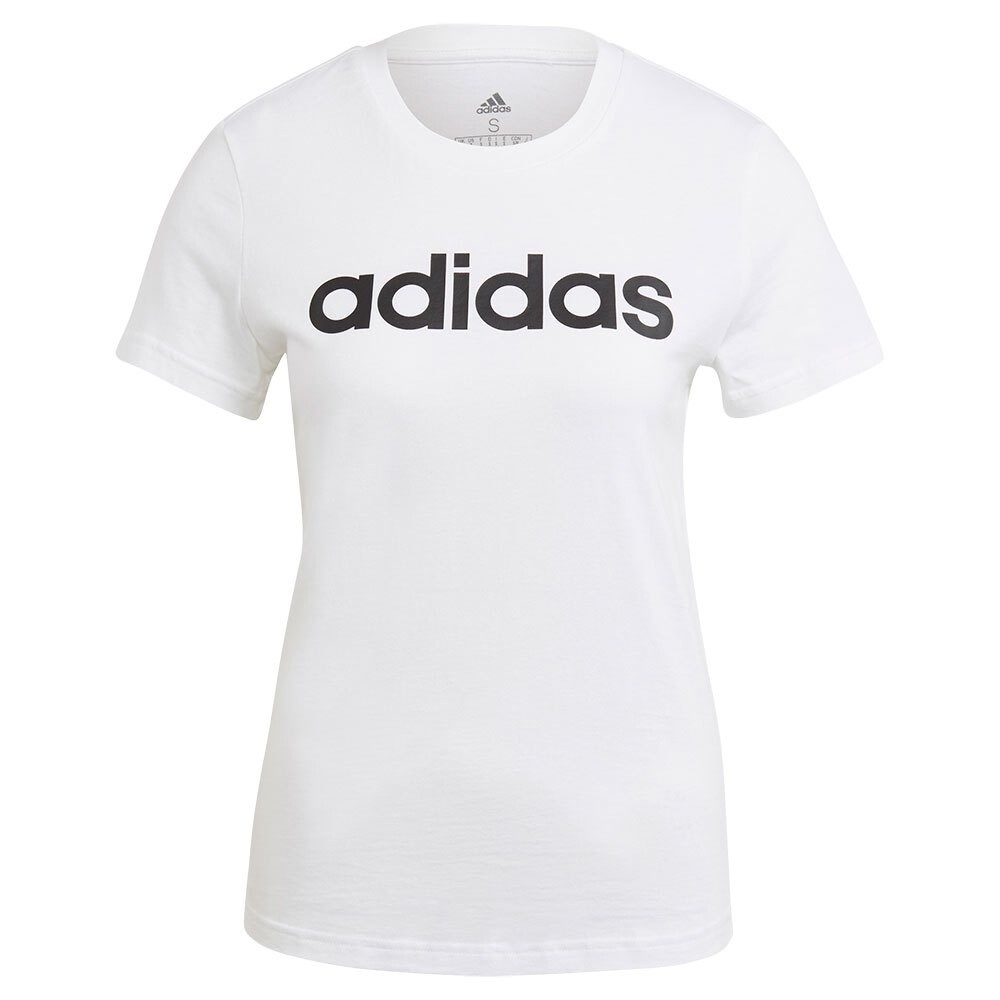 

Футболка с коротким рукавом adidas Essentials Slim Logo, белый