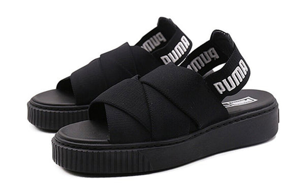 Сандалии platform sandal 'black' Puma, черный — фото 3