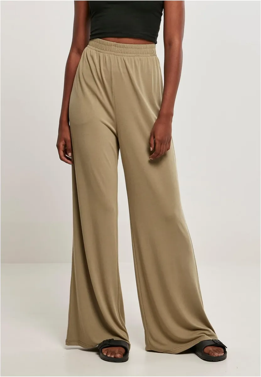 

Тканевые брюки URBAN CLASSICS " Urban Classics Ladies Modal Wide Leg Pants" (1 шт.), хаки