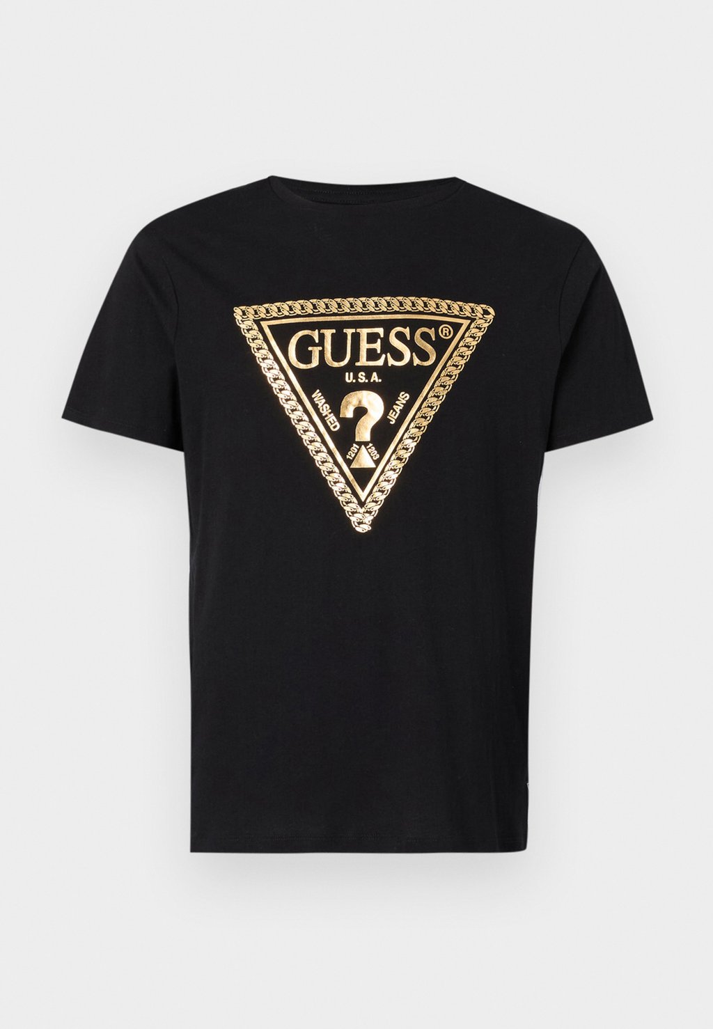 

Футболка с принтом CHAIN Guess, черный