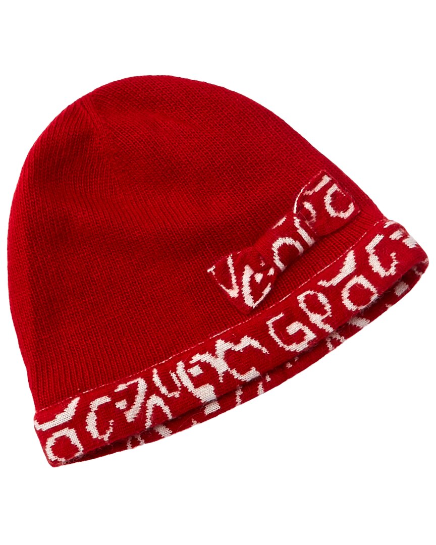 

Шляпа Portolano с леопардовым бантом из шерсти и кашемира