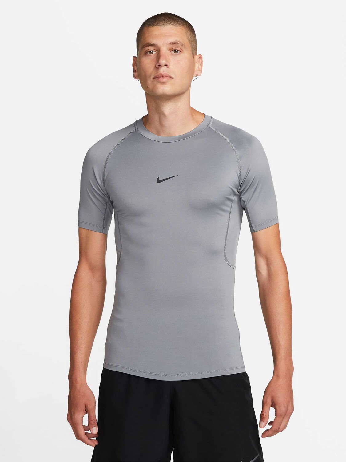 

Футболка Nike M NP DF TIGHT TOP SS, серый
