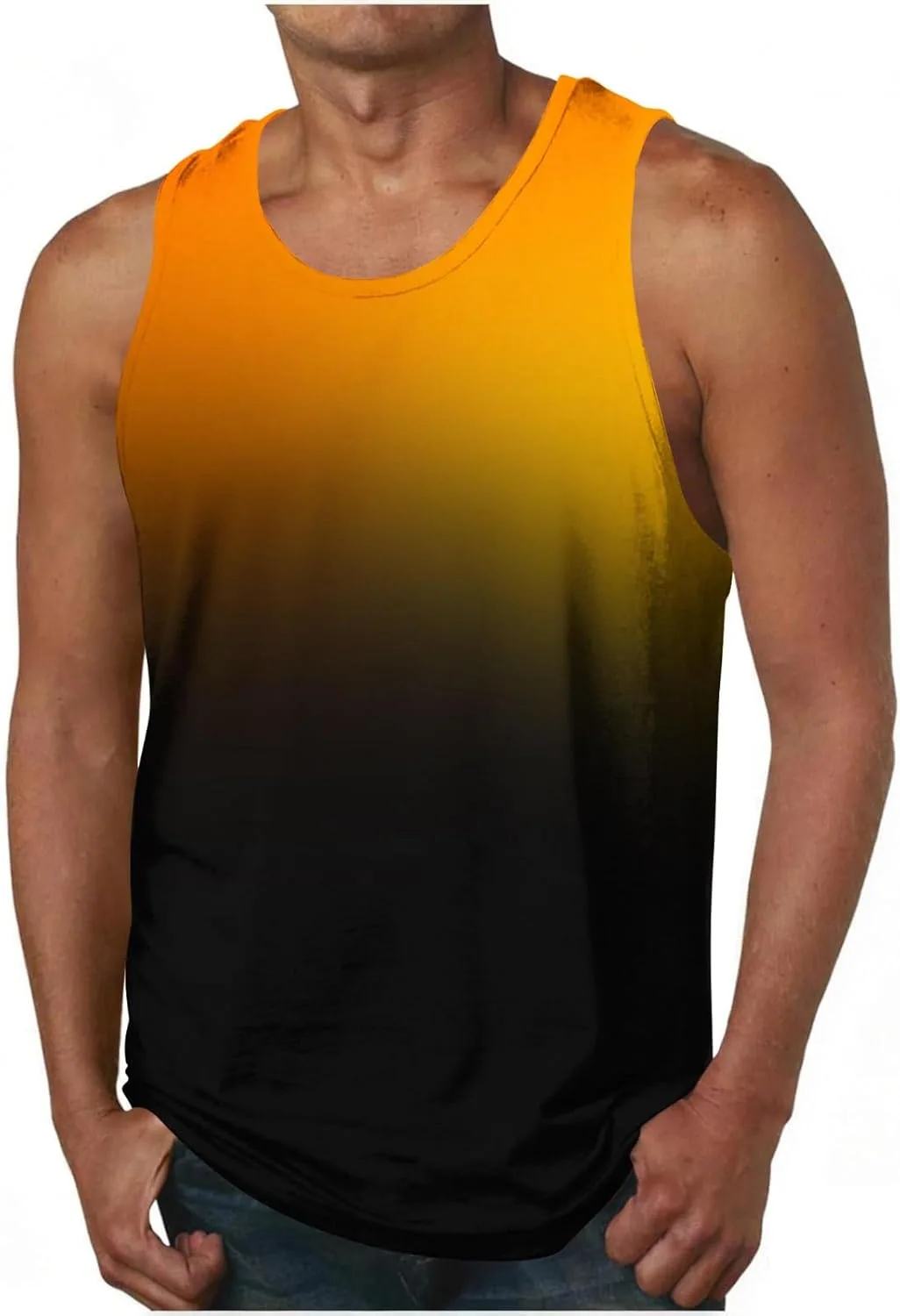 

Мужской майка-борцовка летняя для пляжа и спортзала Xiaojmake