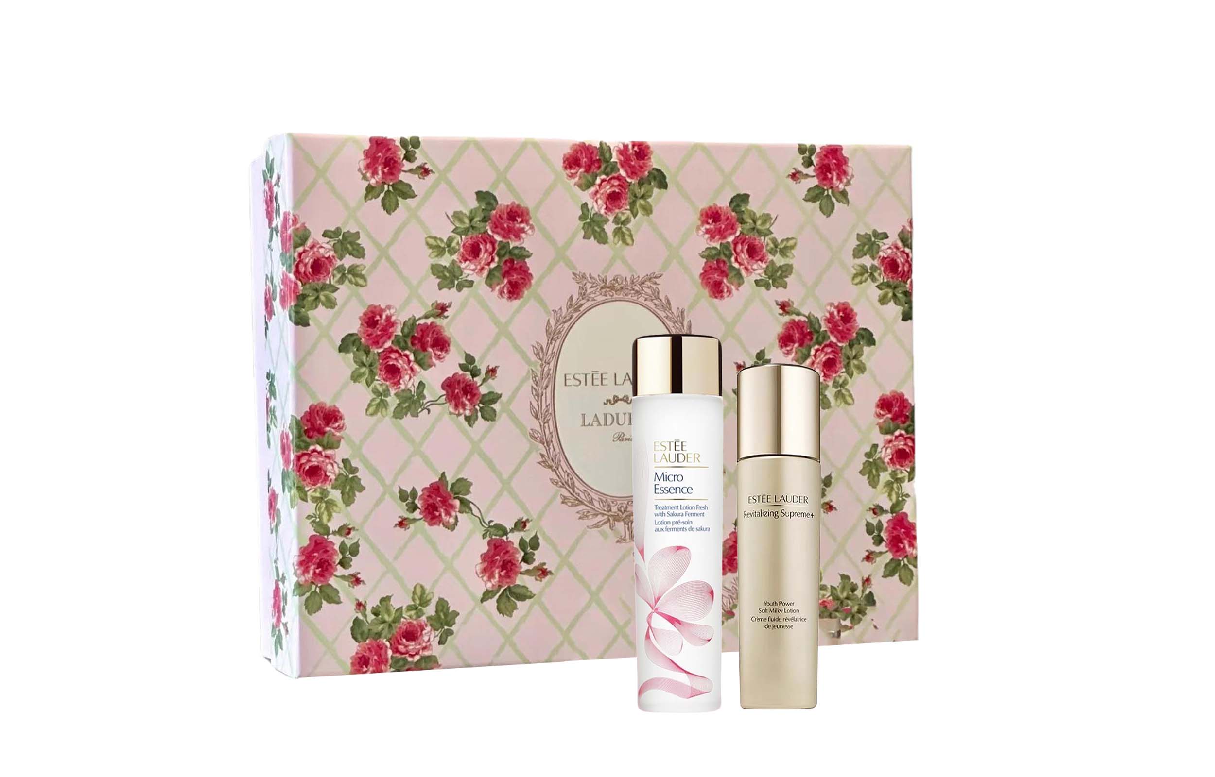 

YASHILANDAI Box Limited Edition Cherry Blossom Ivory Коллаген Лосьон Набор для ухода за кожей Успокаивающий и стабилизирующий 200мл+100мл ESTEE LAUDER, Two-Piece Set: Hydrating Cherry Blossom Water 200ml+белый Collagen Lotion 100ml