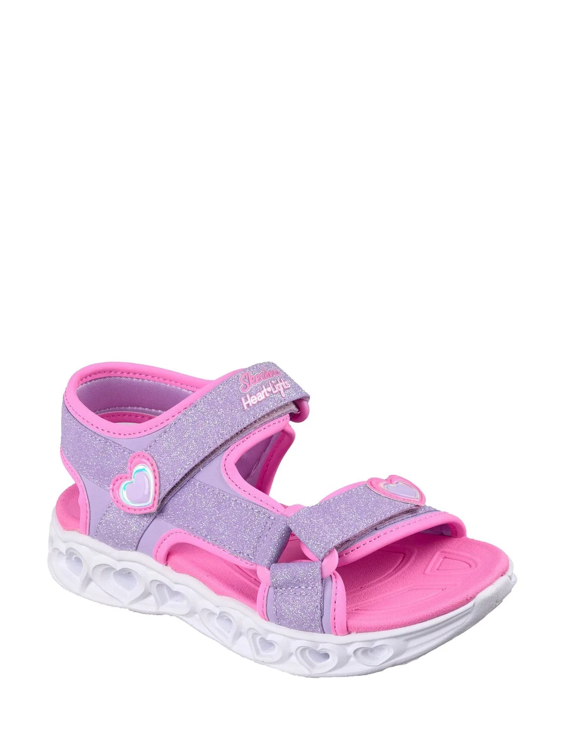 Сандалии Skechers Heart Lights, фиолетовый — фото 3