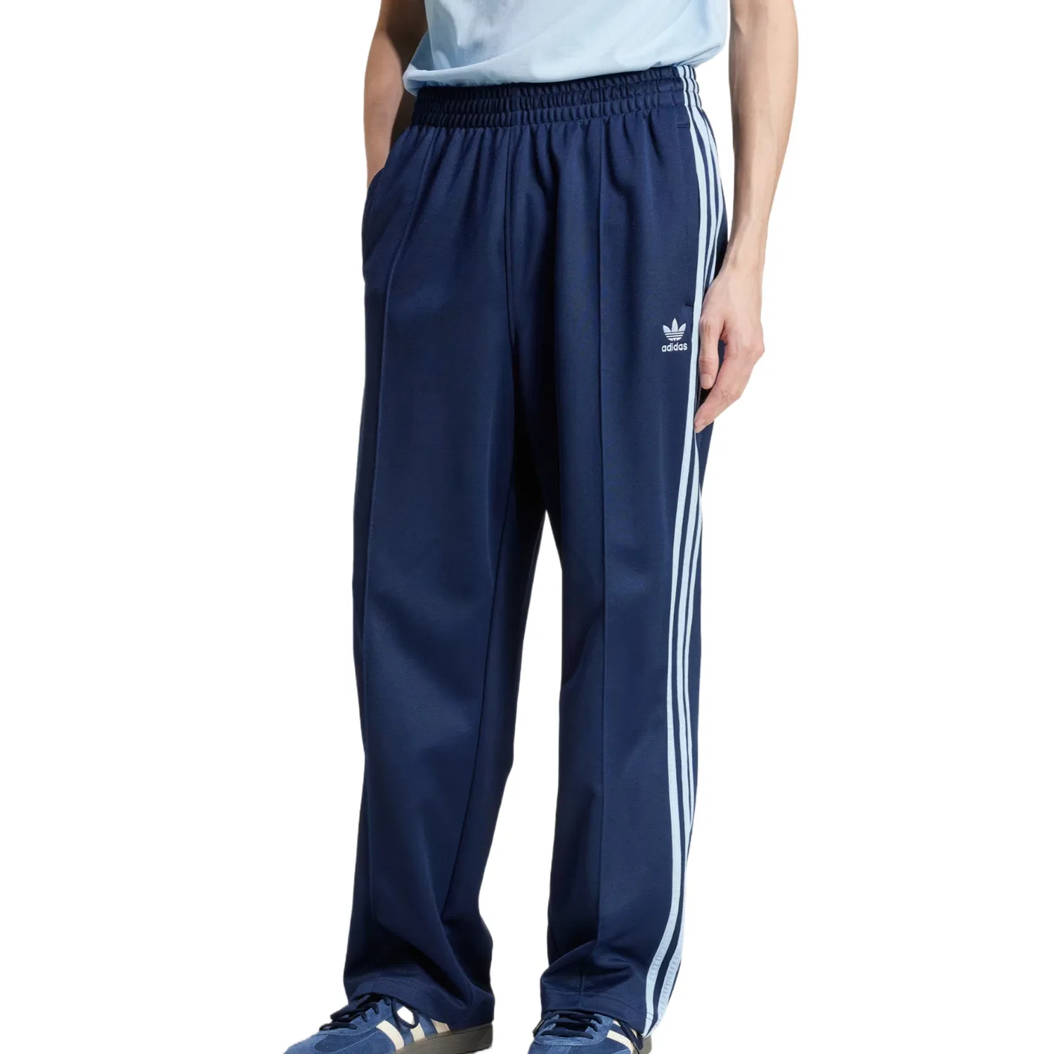 Мужские спортивные штаны из футера Adidas Originals, Dark Blue — фото 3