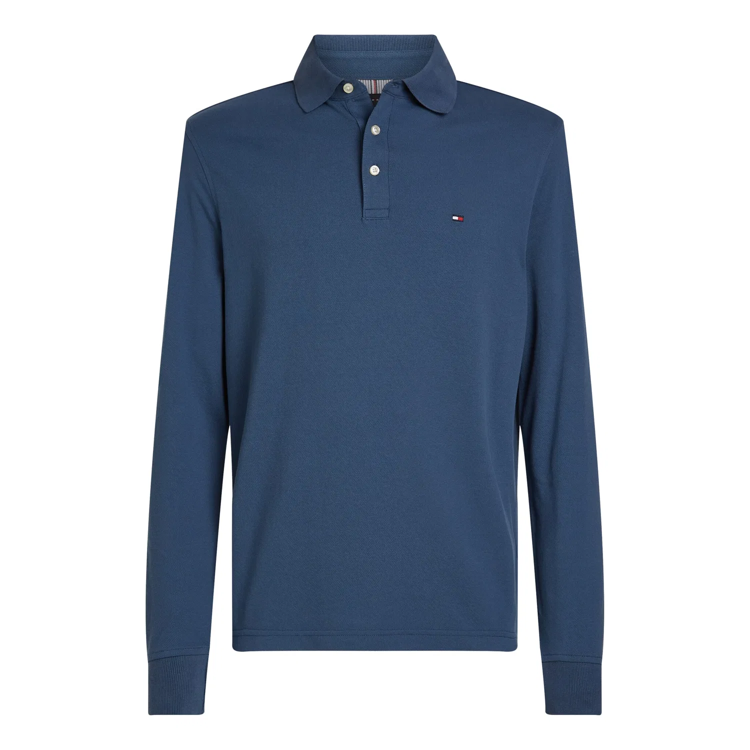 Мужское поло с длинным рукавом 1985 Slim Tommy Hilfiger, Aegean Sea — фото 4