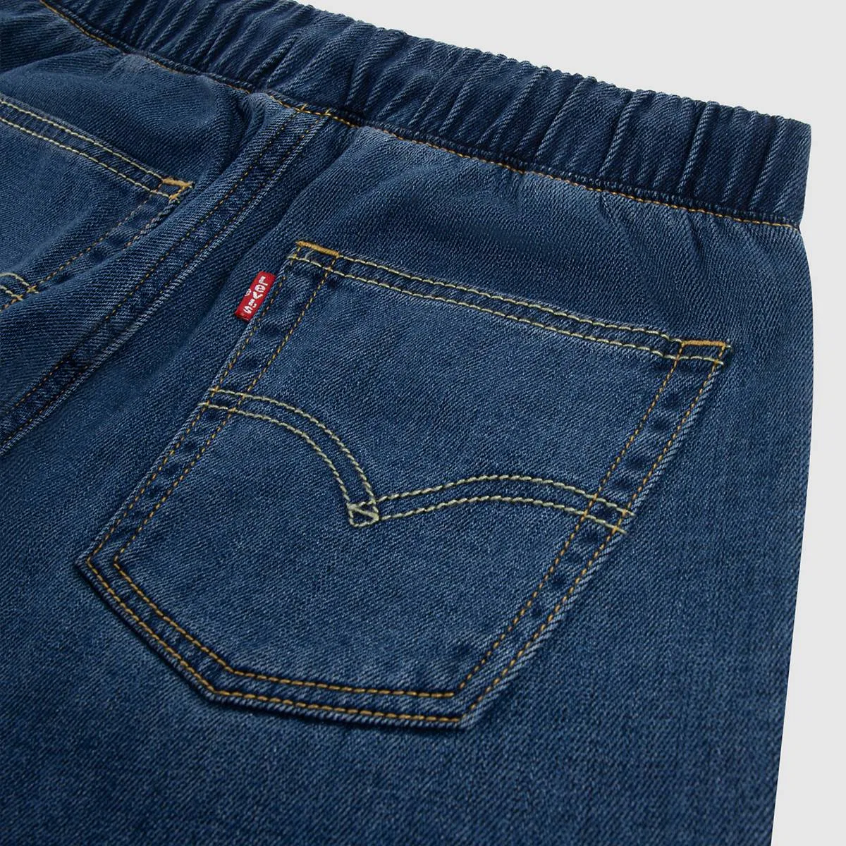 Свободные джинсы на резинке для мальчиков 8-20 размера Levi's, Saves The Day - Dark Wash — фото 3