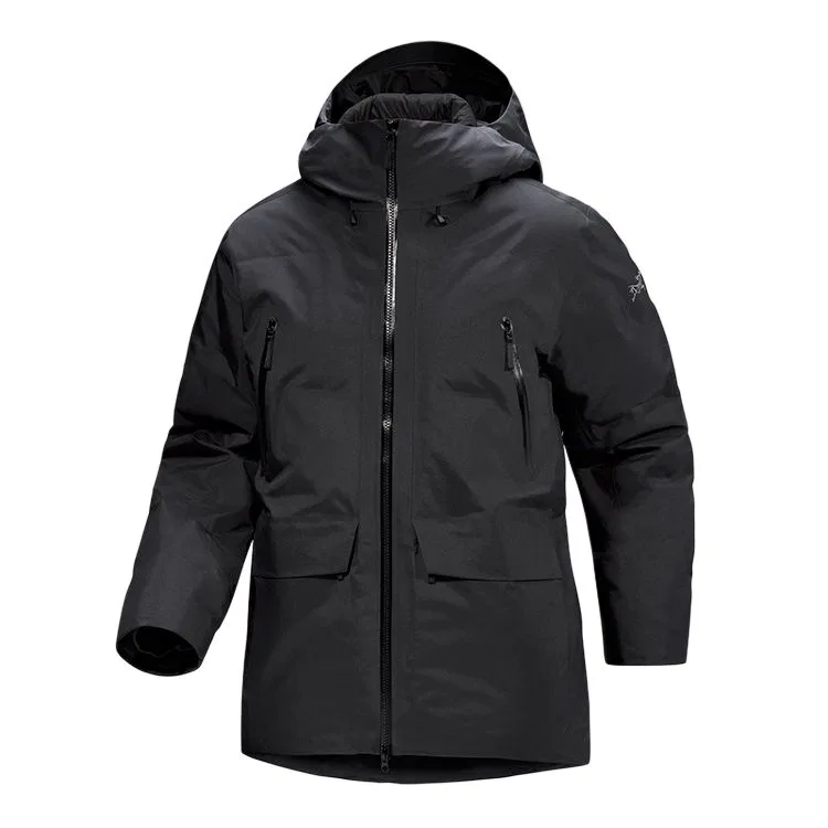 Женское пуховое пальто с принтом LiAtris Arc'teryx, Mechanical Gray/Robotica — фото 4