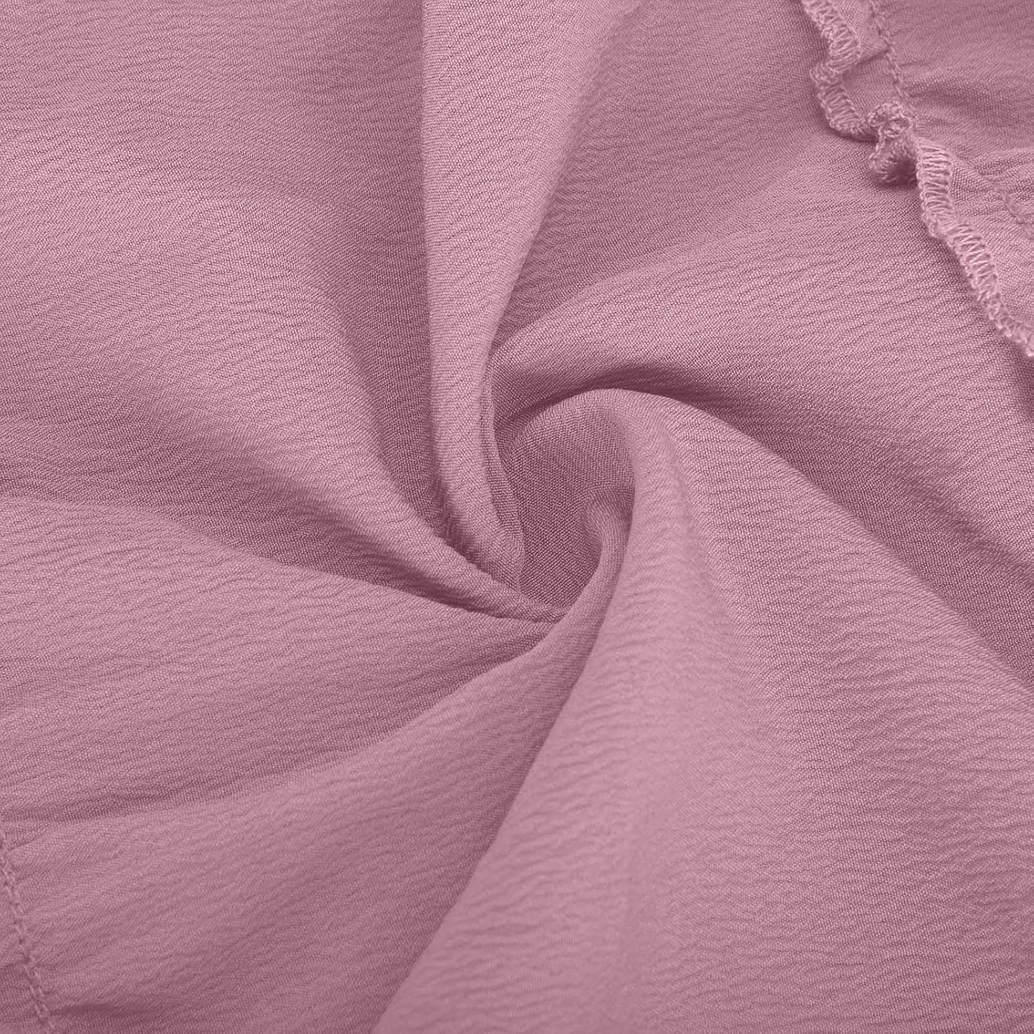 Женское повседневное платье-трапеция с воланами, Pink — фото 3