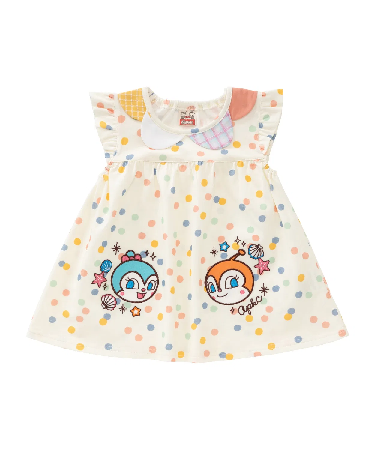 Детская туника с аппликацией Детское ANPANMAN KIDS COLLECTION, Off White — фото 3