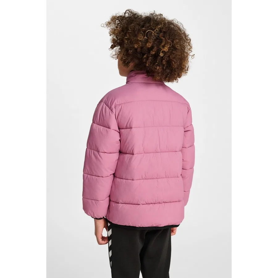 Детский пуховик легкий Jr Lightweight Puffer Hummel, Розовый — фото 4